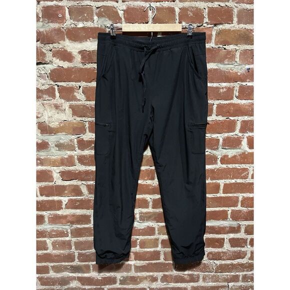 Eddie Bauer Womens Black Outdoor Lined Jogger Pants Size 14 - Picture 1 of 3
